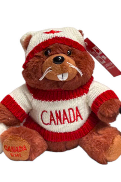 Canada Plush Furry 8" with Knitted Toque & Sweater