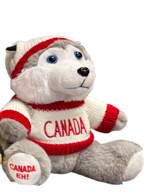 Canada Plush Furry 8" with Knitted Toque & Sweater