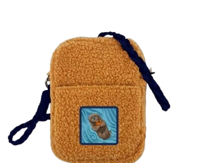 Licensed Sherpa Plush Crossbody - ARW - Otter & Crab