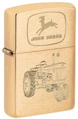 Zippo John Deere Brushed Brass ( 46798 )