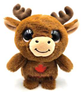 Canada Plushy Boos 6” Furry Plush