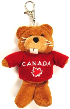 Canada 4" Key Chain Clip with Hoodie