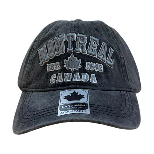 Baseball Cap, Retro Wash - Montreal