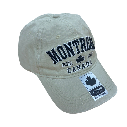 Baseball Cap, Retro Wash - Montreal