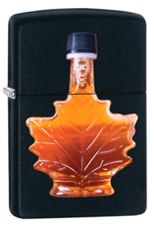 Zippo Souvenir Lighter Souvenir Maple Syrup (Black) (218-078207)