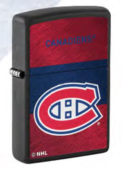 ZIPPO Lighter Black (NHL Montreal Canadiens) (42220)
