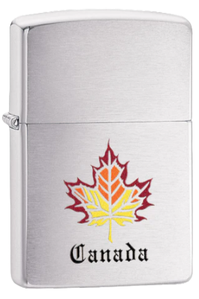 Zippo Souvenir Canada Maple Leaf (Chrome) (96677)