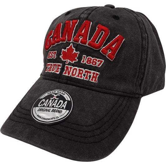 Canada Baseball Cap, Retro Wash