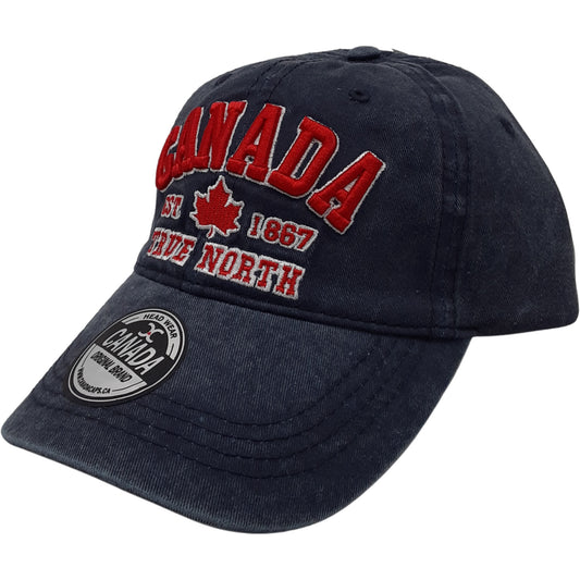 Canada Baseball Cap, Retro Wash