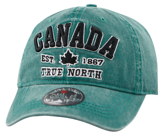 Canada Baseball Cap, Retro Wash
