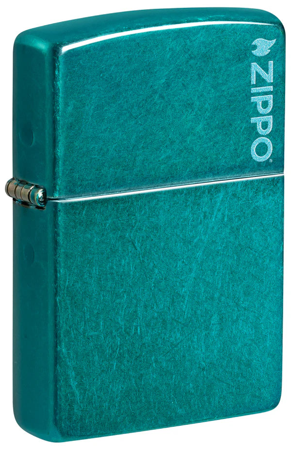 Zippo Classic Candy Teal Zippo Logo (24004ZL)
