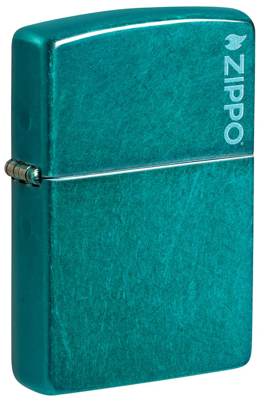 Zippo Classic Candy Teal Zippo Logo (24004ZL)