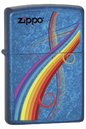 Zippo Lighter Rainbow Swirl Cerulean (24806)