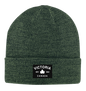 Victoria Fabric Patch Knit Toques - Heather Colours