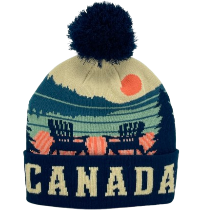 Landmark Beanies - Canada enjoying sunset