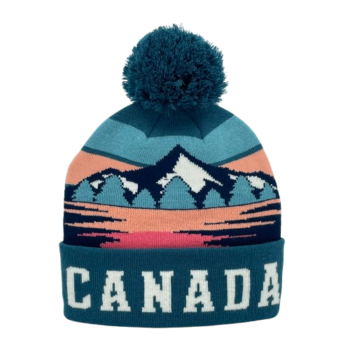 Landmark Beanies - Canada Mountain with river