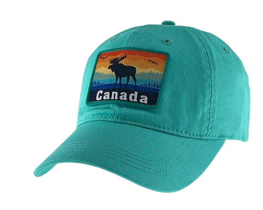 Canada Baseball Hats - Washed Cotton Fabric Hats