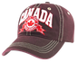 Canada Washed Cotton Hat with heavy 3D Embroidery Design