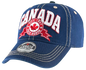 Canada Washed Cotton Hat with heavy 3D Embroidery Design