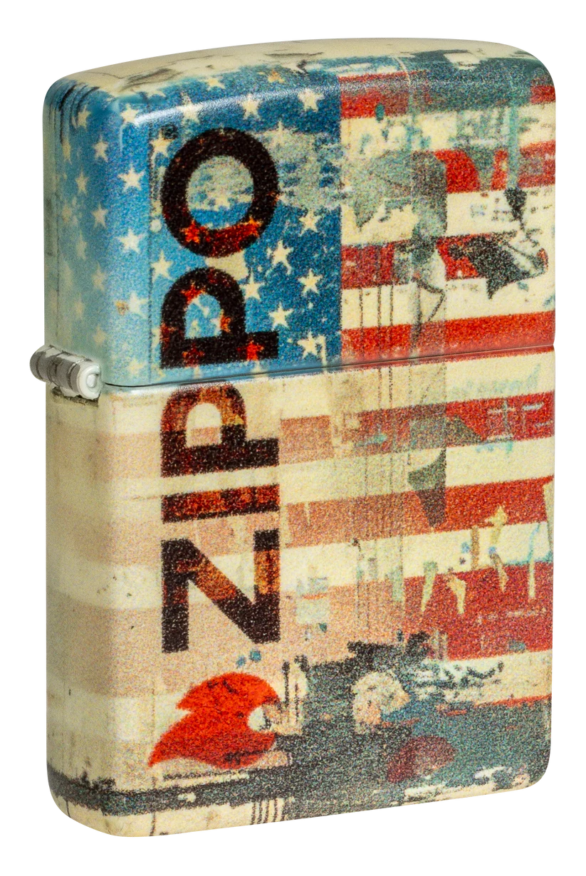 ZIPPO Grunge Flag (47438)