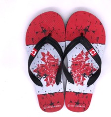 Canada Flip-Flop Sandals for Adults