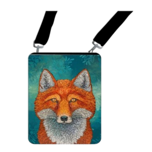 Licensed Canvas Crossbody - ARW - Tenacious gaze, Fox