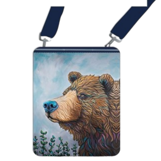 Licensed Canvas Crossbody - ARW - Bear On Guard