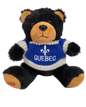 Furry Plush with Knitted Sweater Quebec