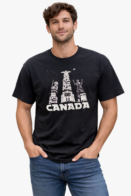 Licensed Adults T-Shirt - Raven Lunatic - Totem Pole