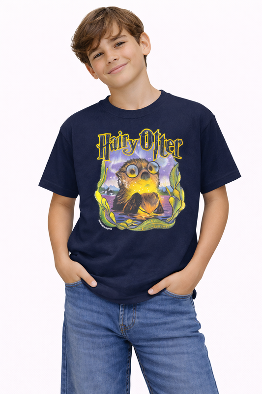Licensed Youth T-Shirt - Raven Lunatic - Hairy Otter