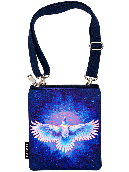 Licensed Canvas Crossbody - ARW - White Raven