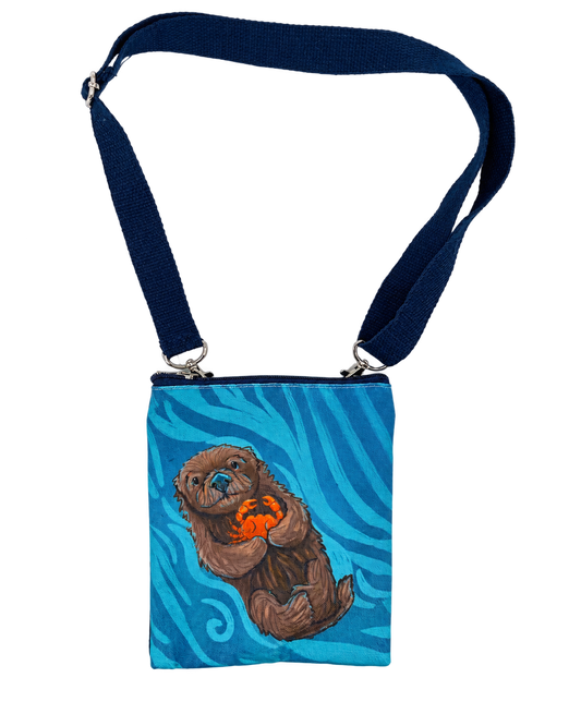 Licensed Canvas Crossbody - ARW - Otter and Crab