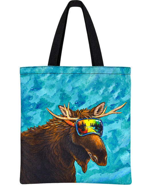 Licensed Canvas Tote Bag - ARW - Moose Reflection