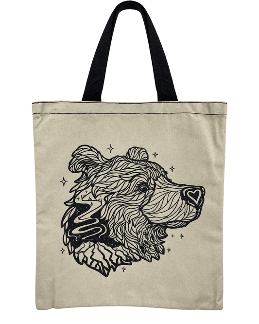 Licensed Canvas Tote Bag - ARW - On my Mind, Bear