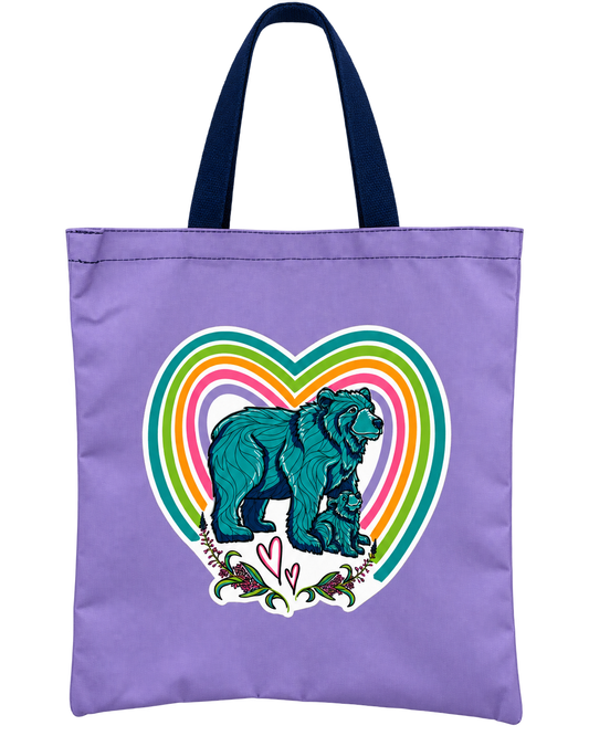Licensed Canvas Tote Bag - ARW - Momma Bear Hearts