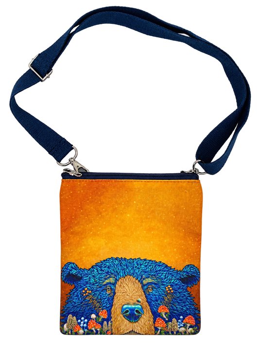 Licensed Canvas Crossbody - ARW - Fun Guy "Fungi" Bear