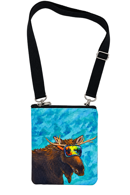 Licensed Canvas Crossbody - ARW - Moose Reflection