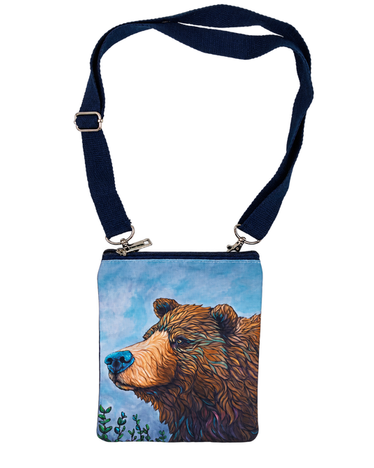 Licensed Canvas Crossbody - ARW - Bear On Guard