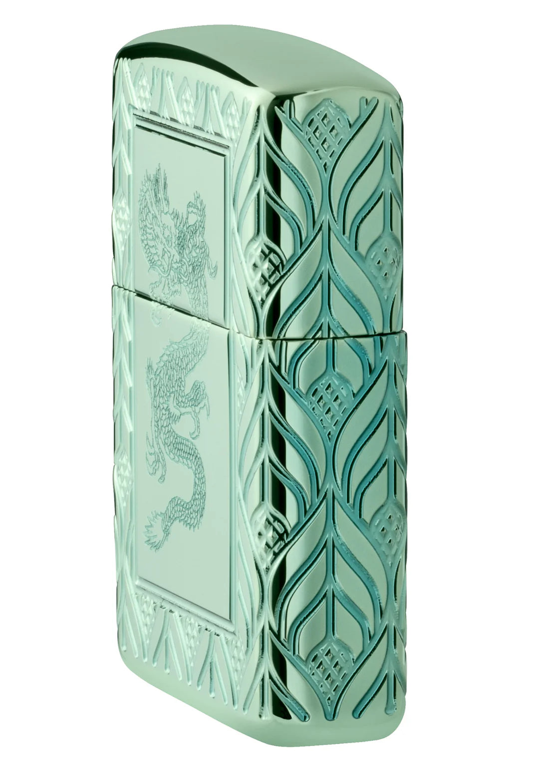 ZIPPO Armor HP Green Elegant Dragon (49054)