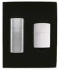 Zippo Brush Finish Lighter with Pocket Ashtray (24748)