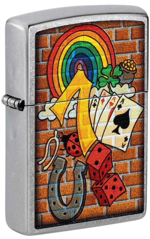 Zippo 2025 PF – Luck Symbols Design (46807)
