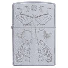 Zippo 21PFSPR Butterfly & Wolf Design (49591)