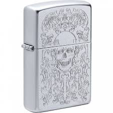 Zippo 21PFSPR Skull Design (49571)