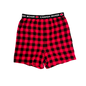 Boxer Short Canada Buffalo Plaid - Black/Red