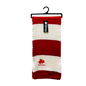 Canada Striped Design Scarves with Maple Leaf Embroidery