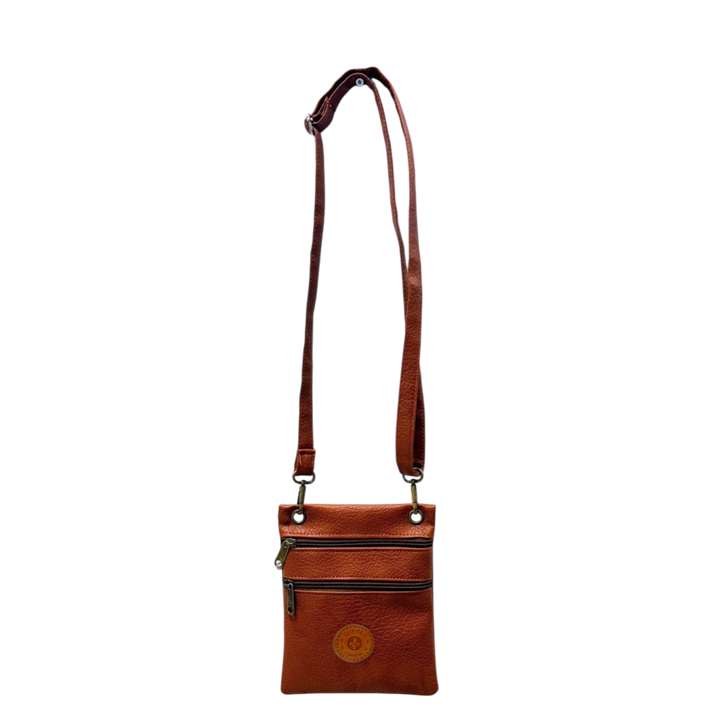 Quebec Vegan Leather Neck Wallet - Crossbody (17x20cm)