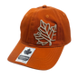 Canada Baseball Hat - Cotton-Timberlan-Style Gold Maple Leaf Emb.