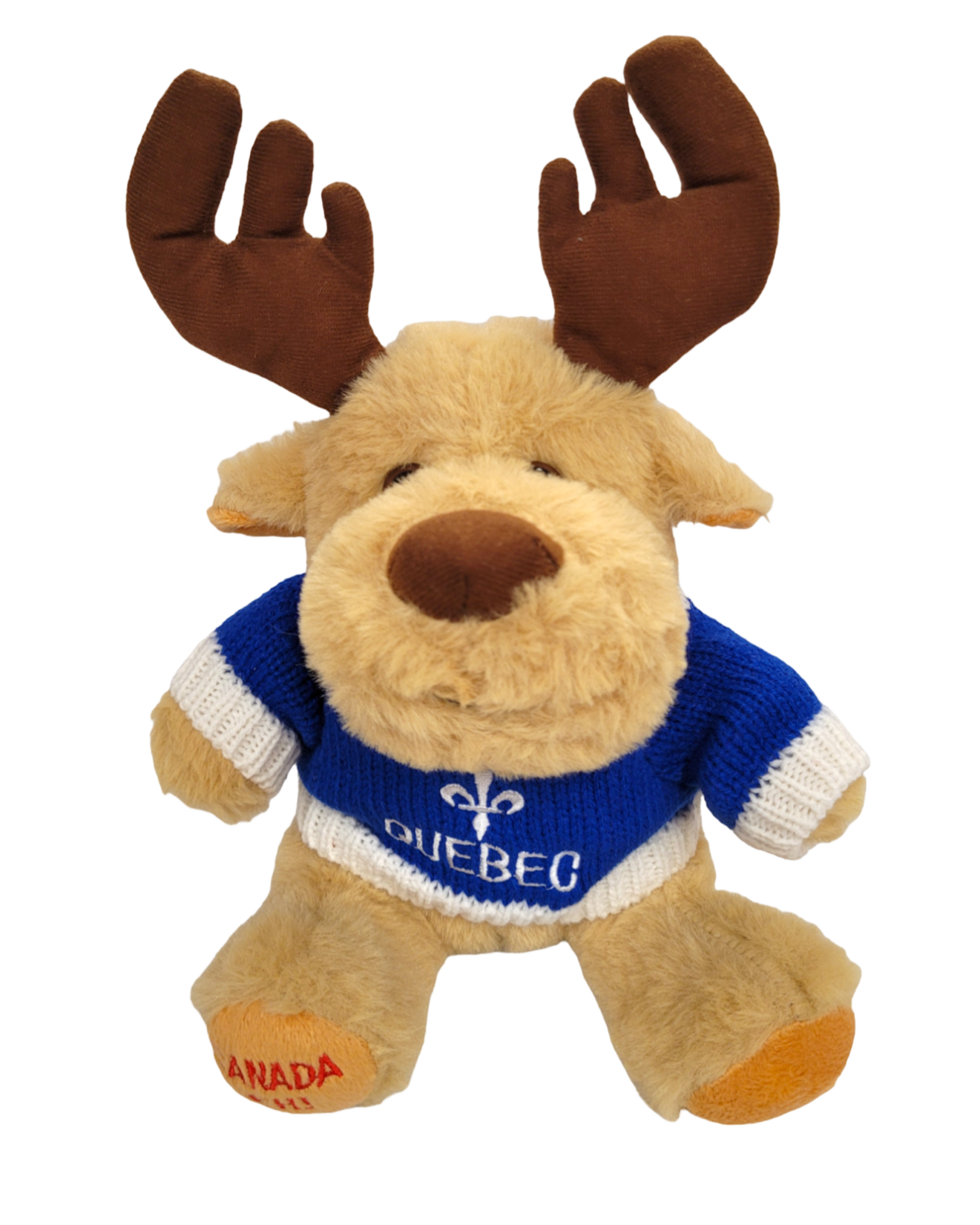 Furry Plush with Knitted Sweater Quebec