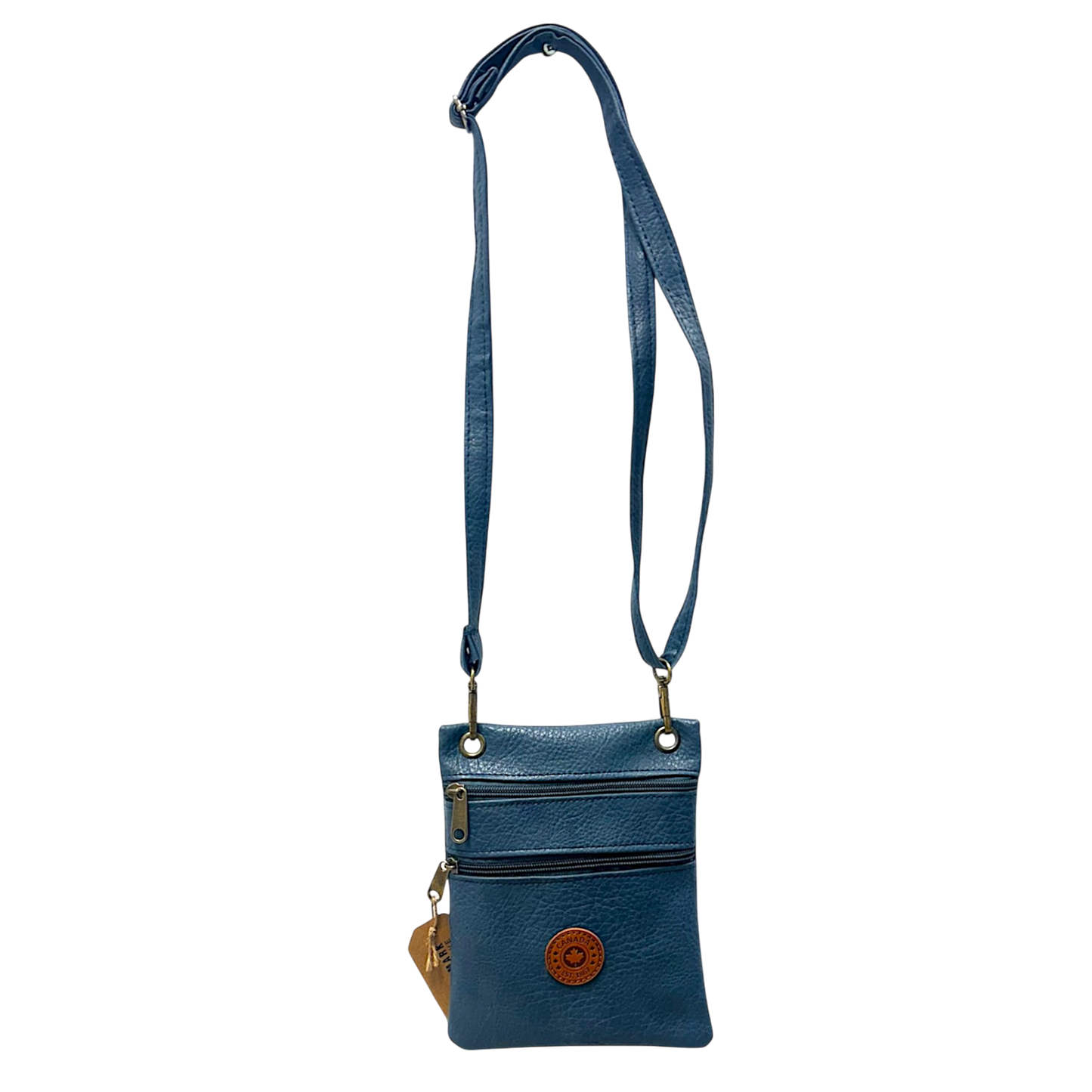 Canada Vegan Leather Neck Wallet - Crossbody (17cm x 20cm)