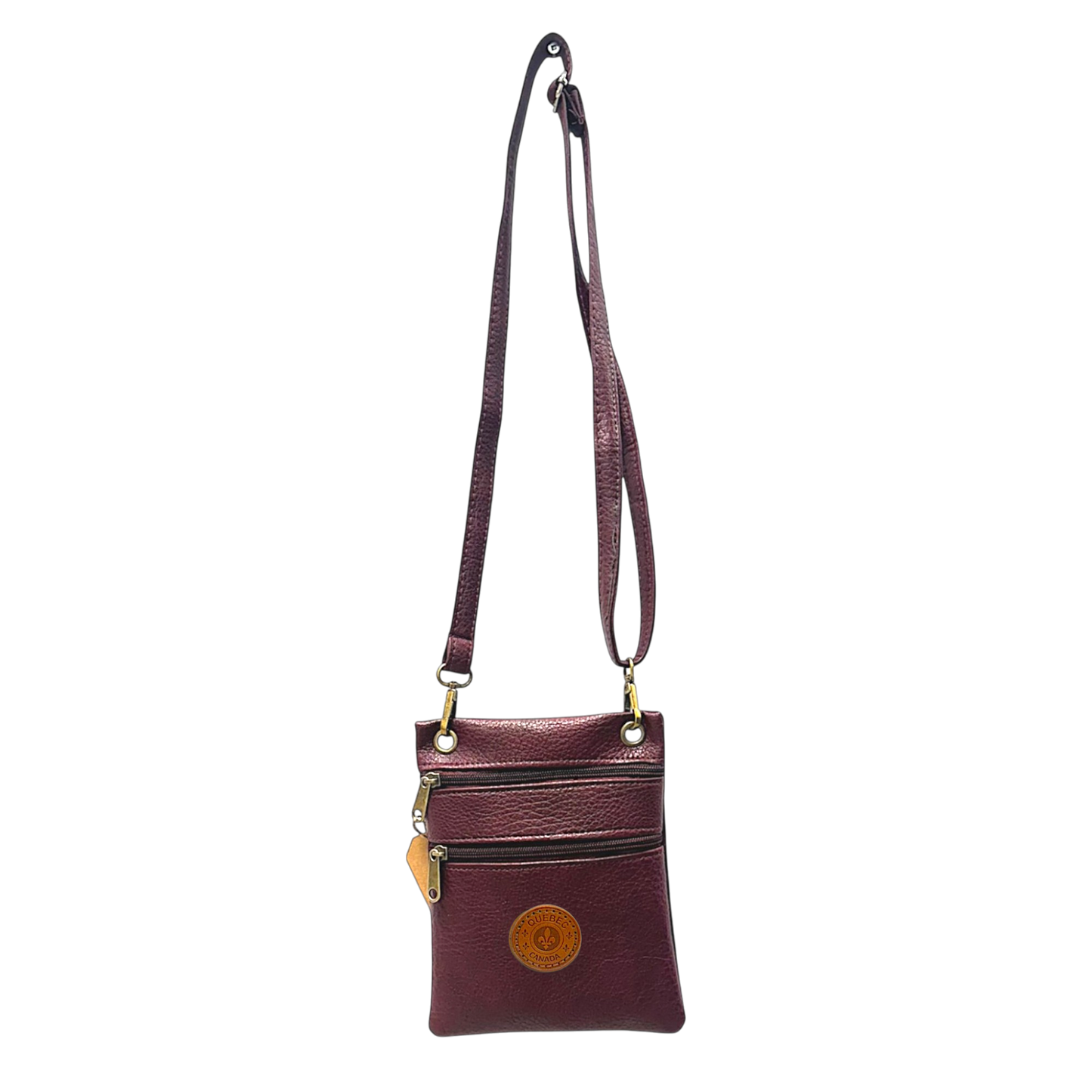 Quebec Vegan Leather Neck Wallet - Crossbody (17x20cm)